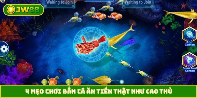 4 mẹo chơi bắn cá ăn tiền thật như cao thủ