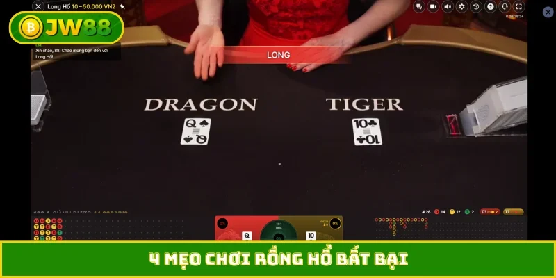 4 mẹo chơi Rồng Hổ bất bại