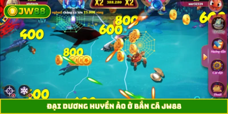 Đại dương huyền ảo ở bắn cá JW88
